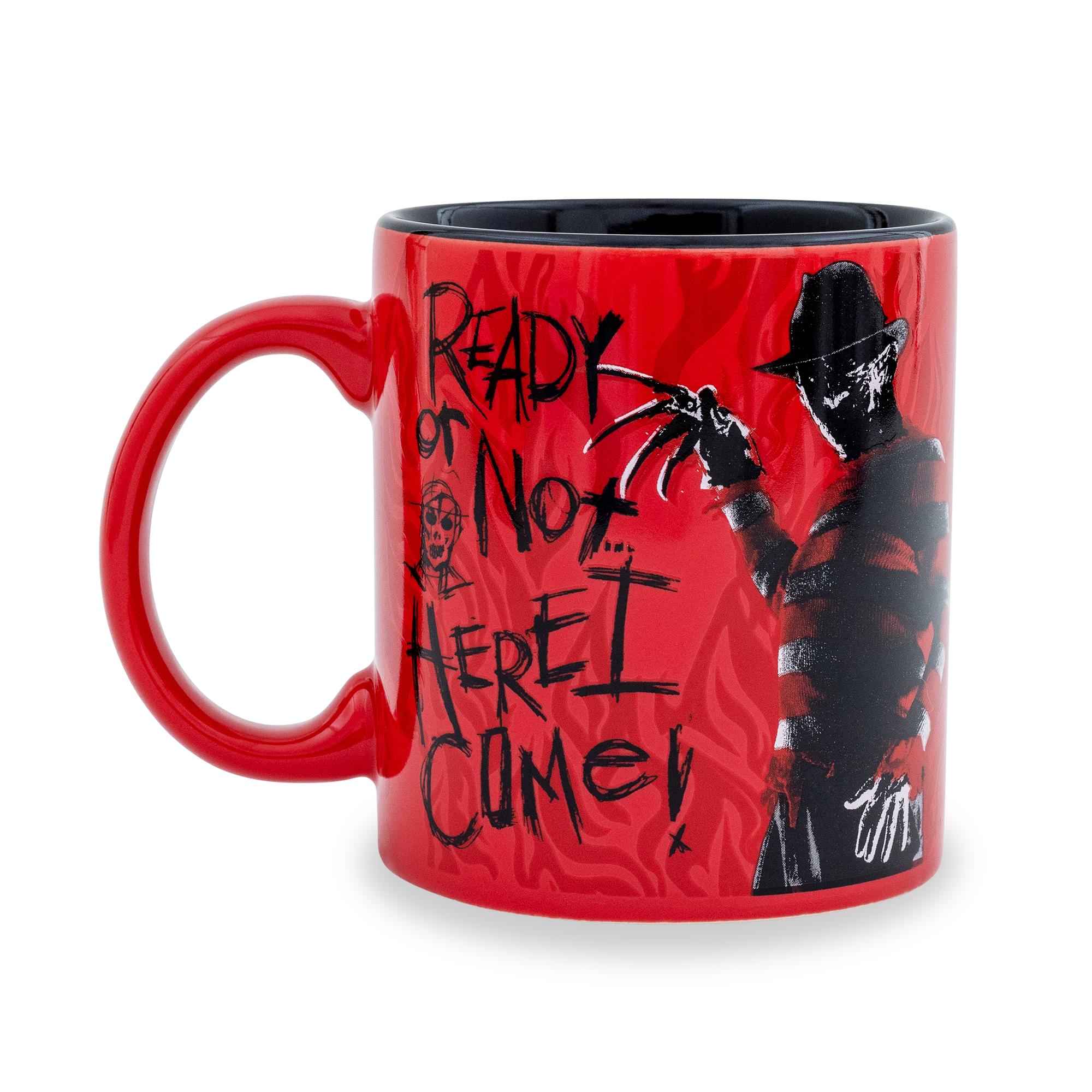A Nightmare On Elm Street Freddy Krueger "Ready Or Not" Ceramic Mug | Holds 20 Ounces