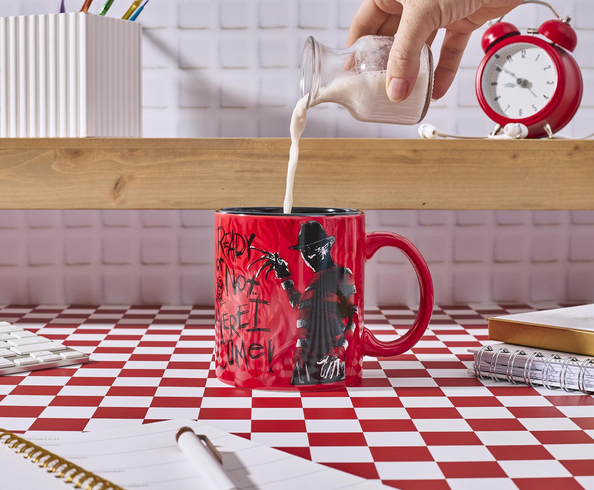 A Nightmare On Elm Street Freddy Krueger "Ready Or Not" Ceramic Mug | Holds 20 Ounces