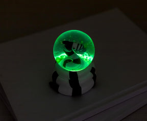 Beetlejuice Sandworm Mini Light-Up Snow Globe | 3 Inches Tall