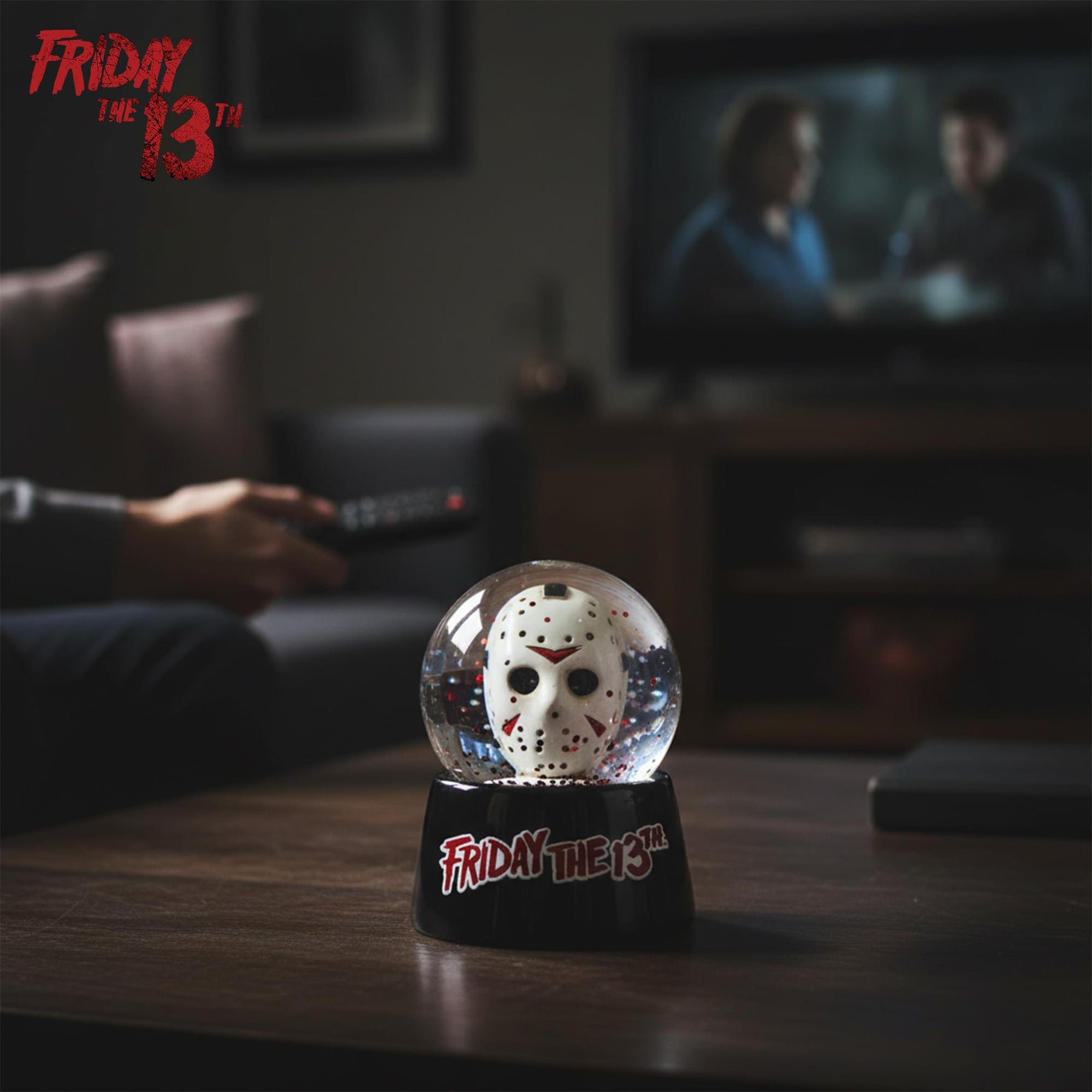 Friday the 13th Jason's Mask Mini Snow Globe | 3 Inches Tall