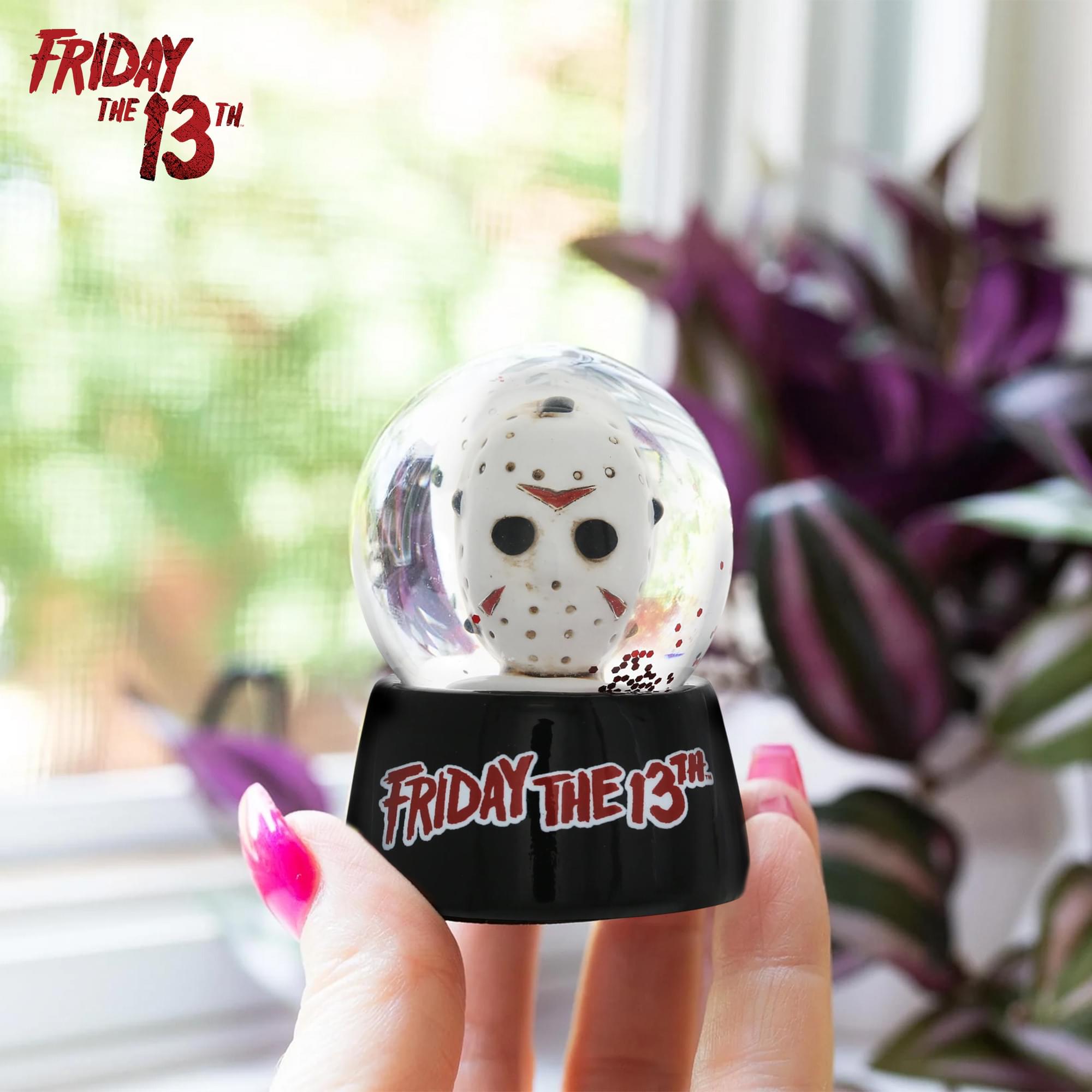 Friday the 13th Jason's Mask Mini Snow Globe | 3 Inches Tall