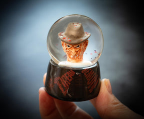 A Nightmare On Elm Street Freddy Krueger Mini Snow Globe | 2 Inches Tall