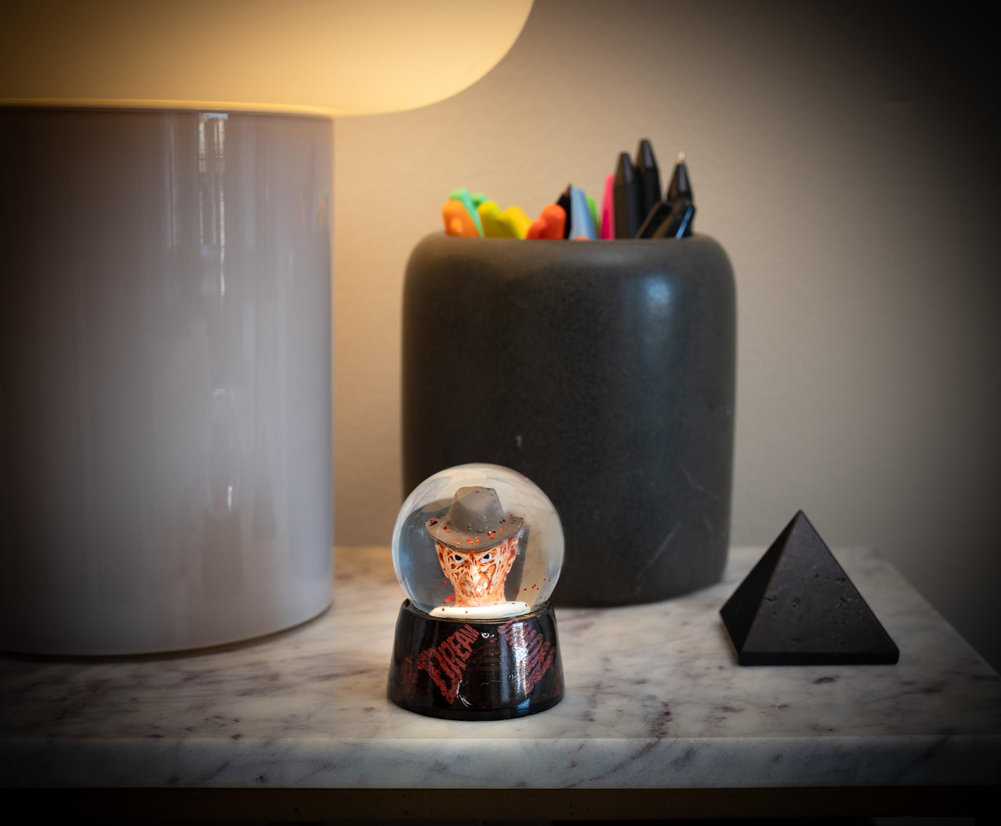 A Nightmare On Elm Street Freddy Krueger Mini Snow Globe | 2 Inches Tall