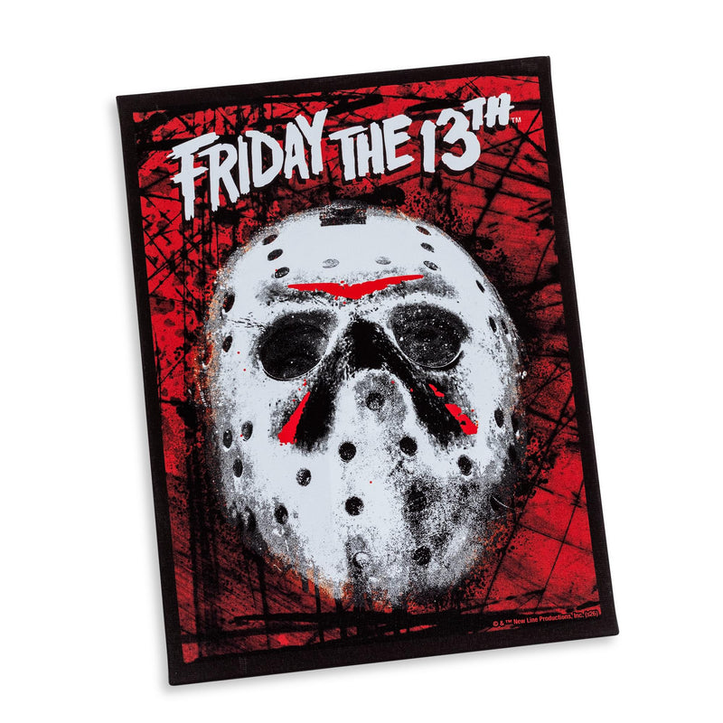 Friday The 13 Jason Voorhees Mask Canvas Wall Art With Magnets | 7.5 x 10 Inches