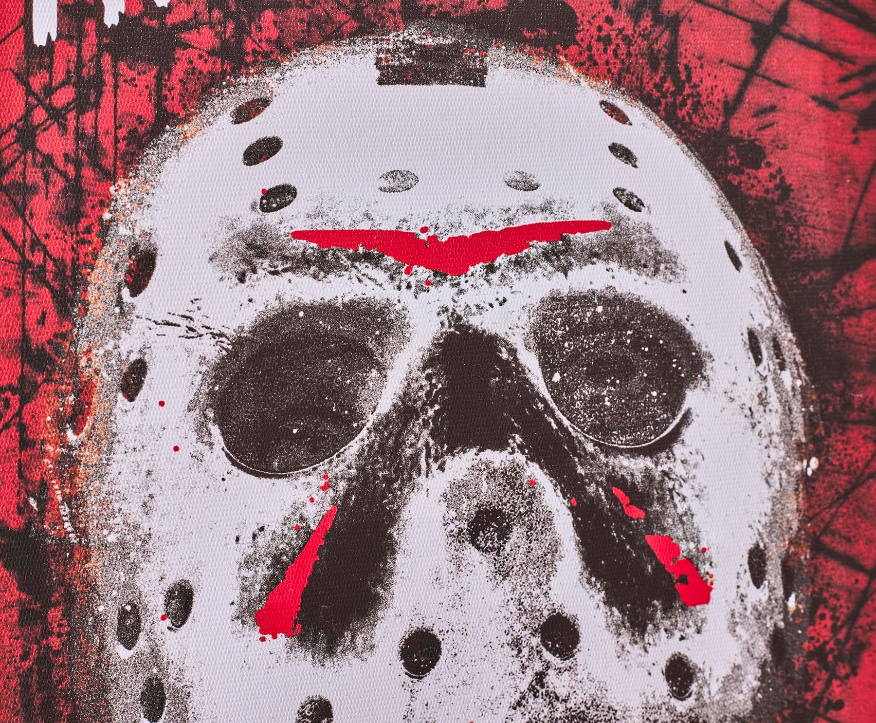 Friday The 13 Jason Voorhees Mask Canvas Wall Art With Magnets | 7.5 x 10 Inches