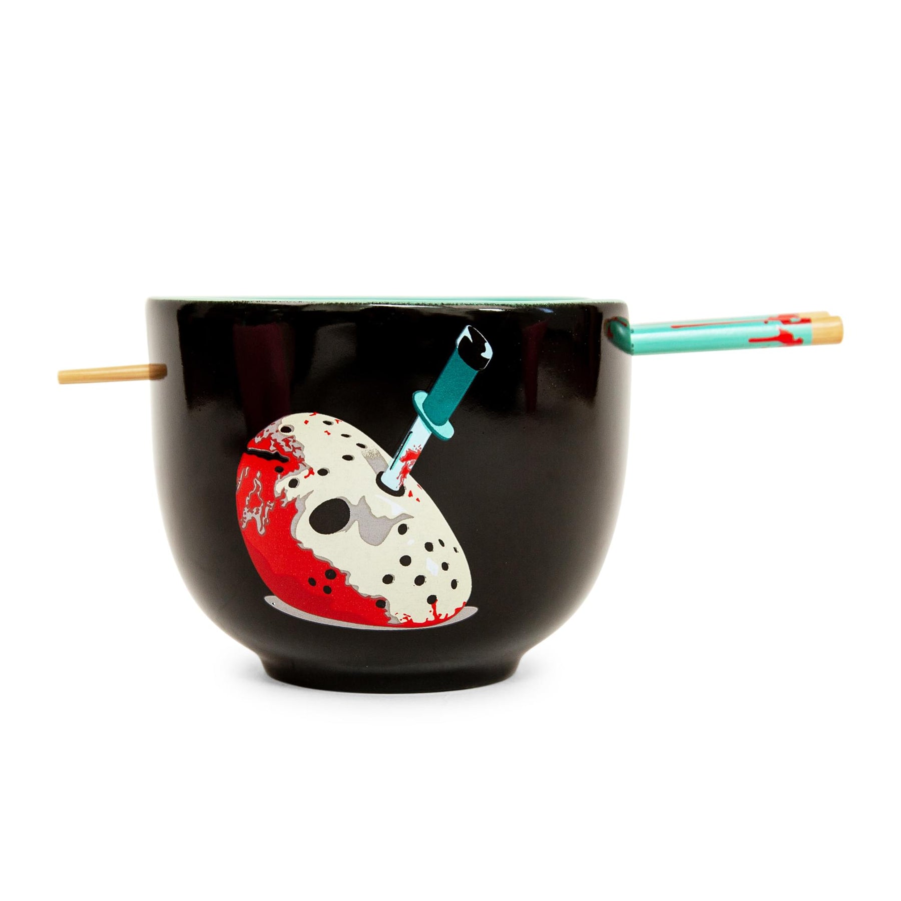 Friday The 13th Jason Voorhees 20-Ounce Ramen Bowl and Chopstick Set