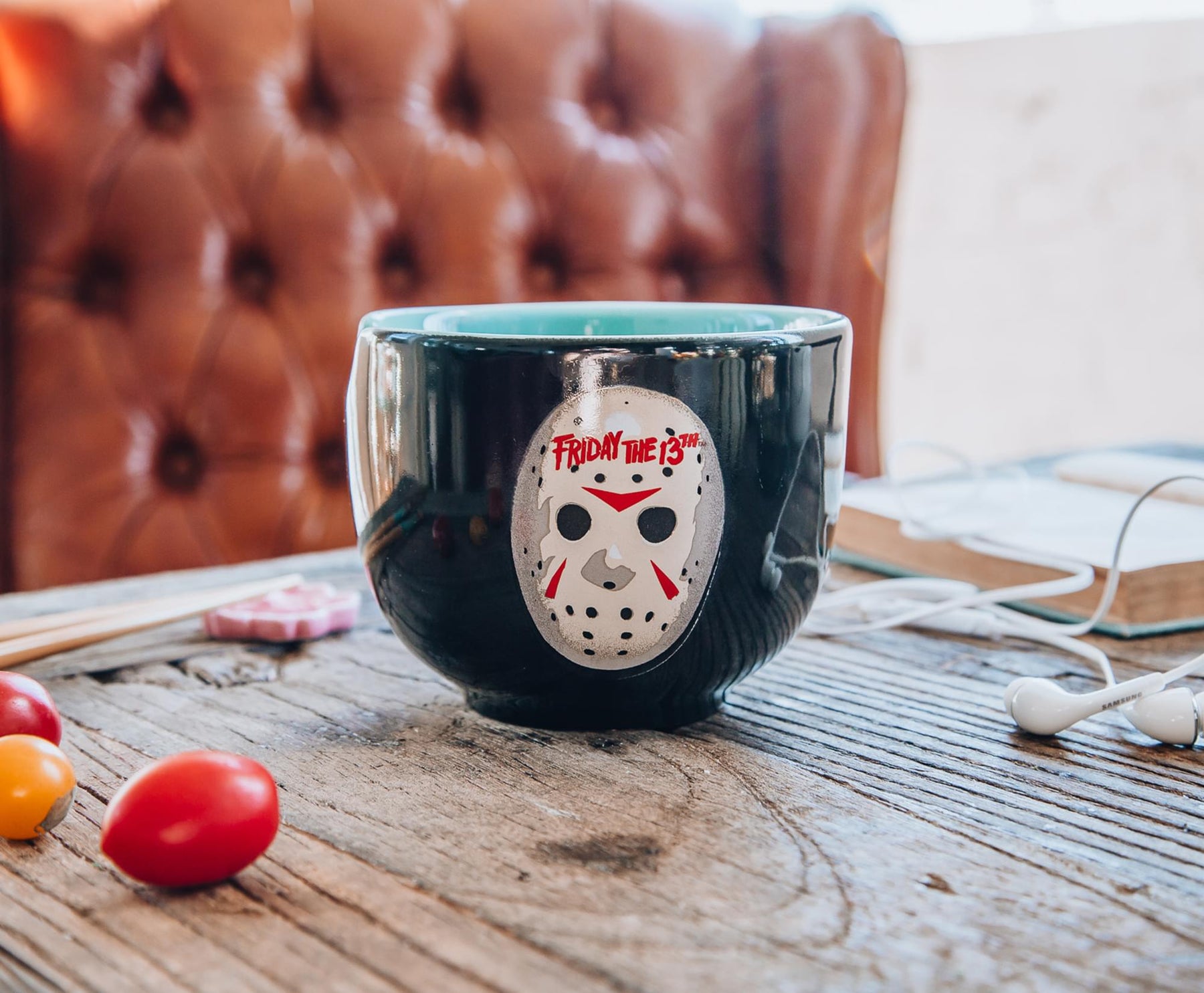 Friday The 13th Jason Voorhees 20-Ounce Ramen Bowl and Chopstick Set