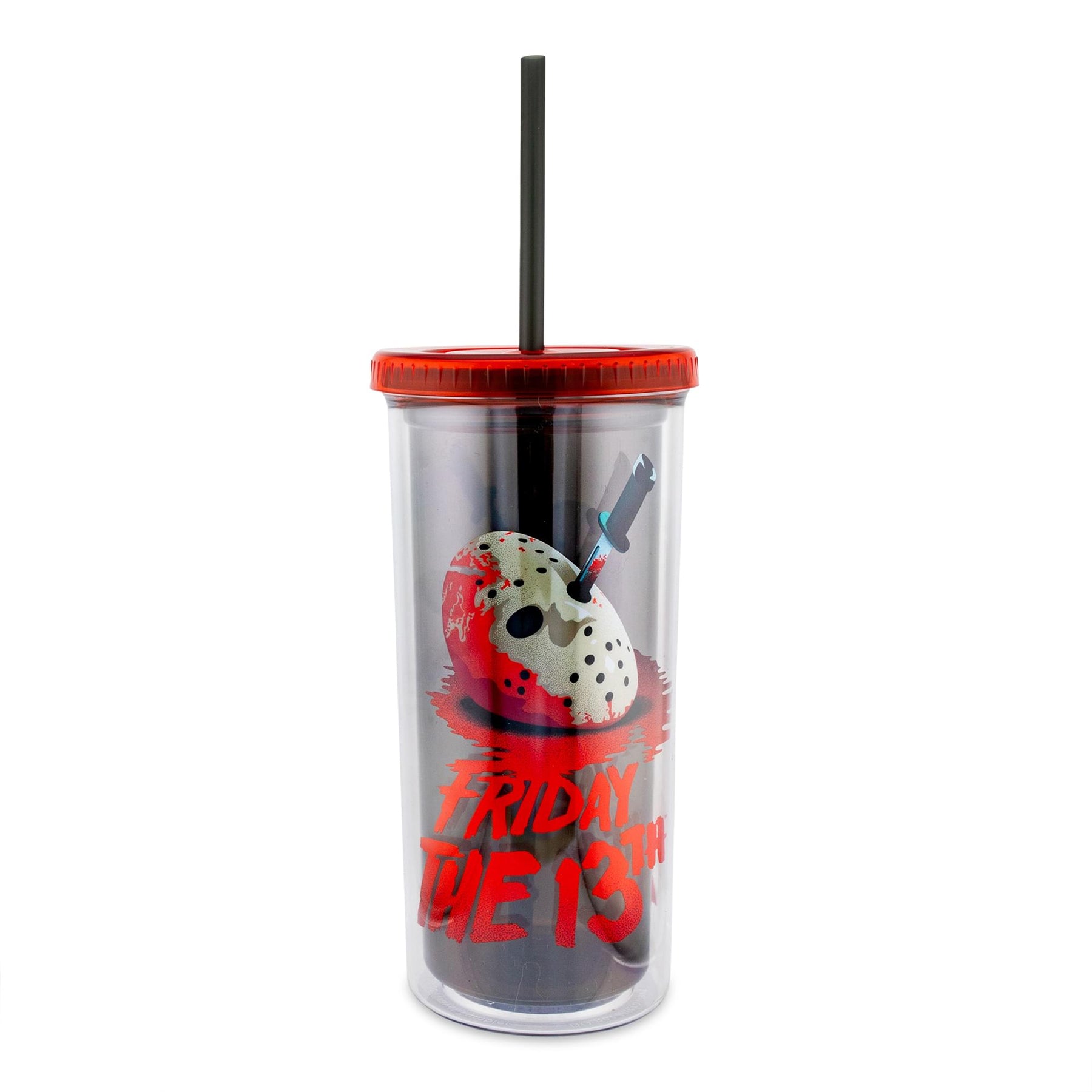 Friday the 13th: The Final Chapter Cold Cup With Lid and Straw | Holds 20 Ounces