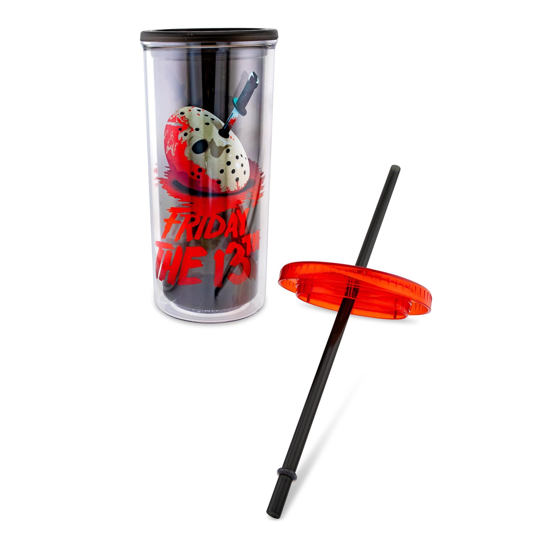 Friday the 13th: The Final Chapter Cold Cup With Lid and Straw | Holds 20 Ounces