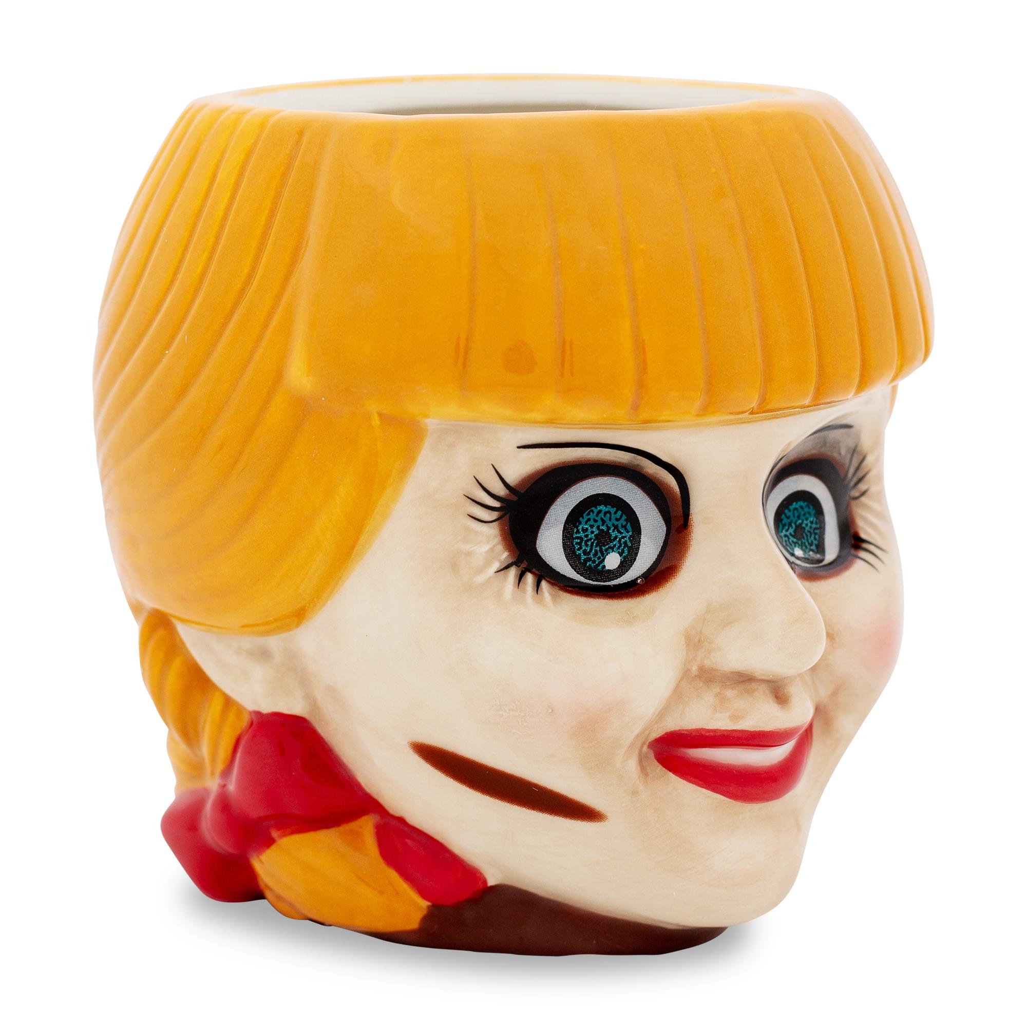 The Conjuring Annabelle Head Sculpted Ceramic Mug | Holds 20 Ounces