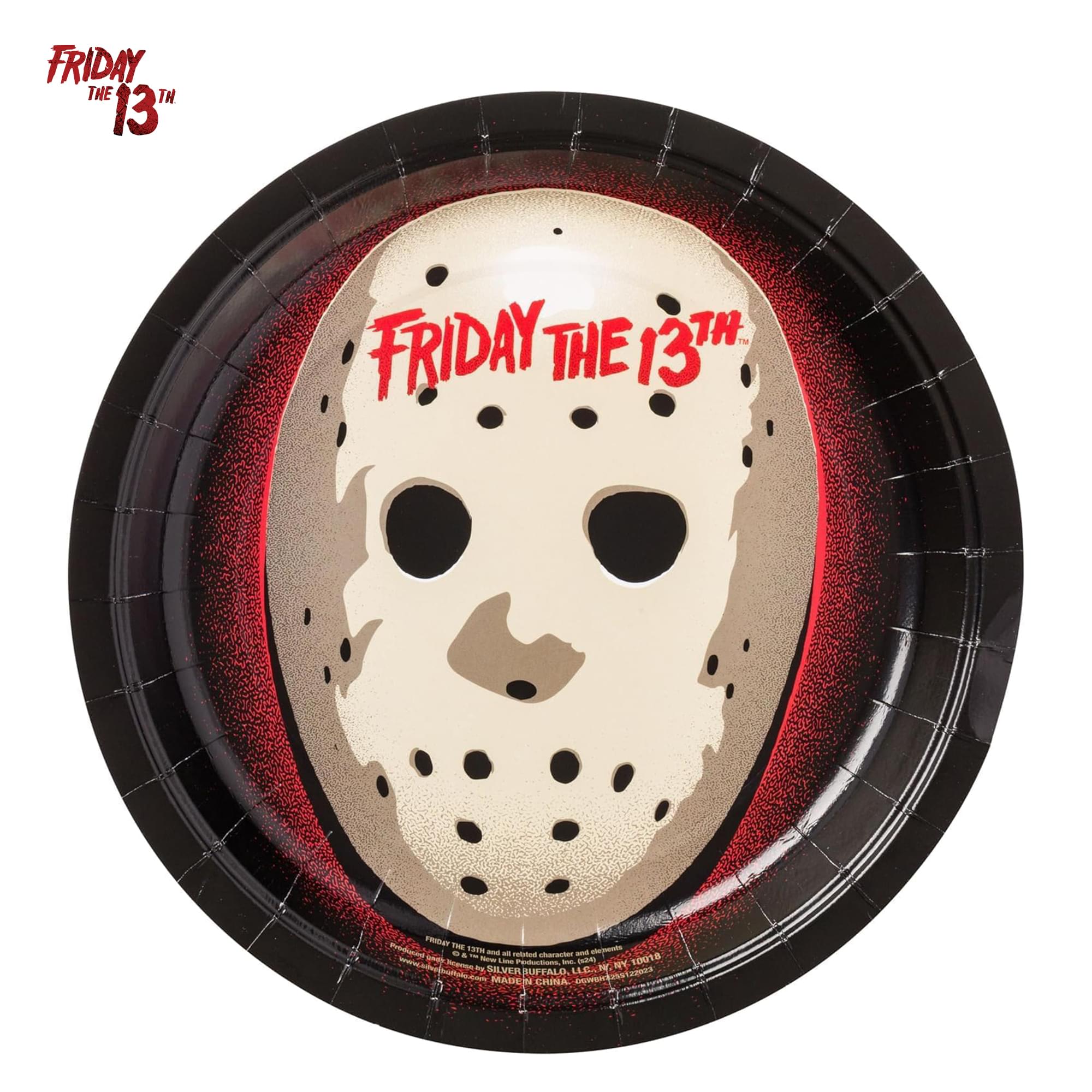 Friday The 13th Jason Voorhees 32-Piece Paper Plate and Napkin Partyware Set