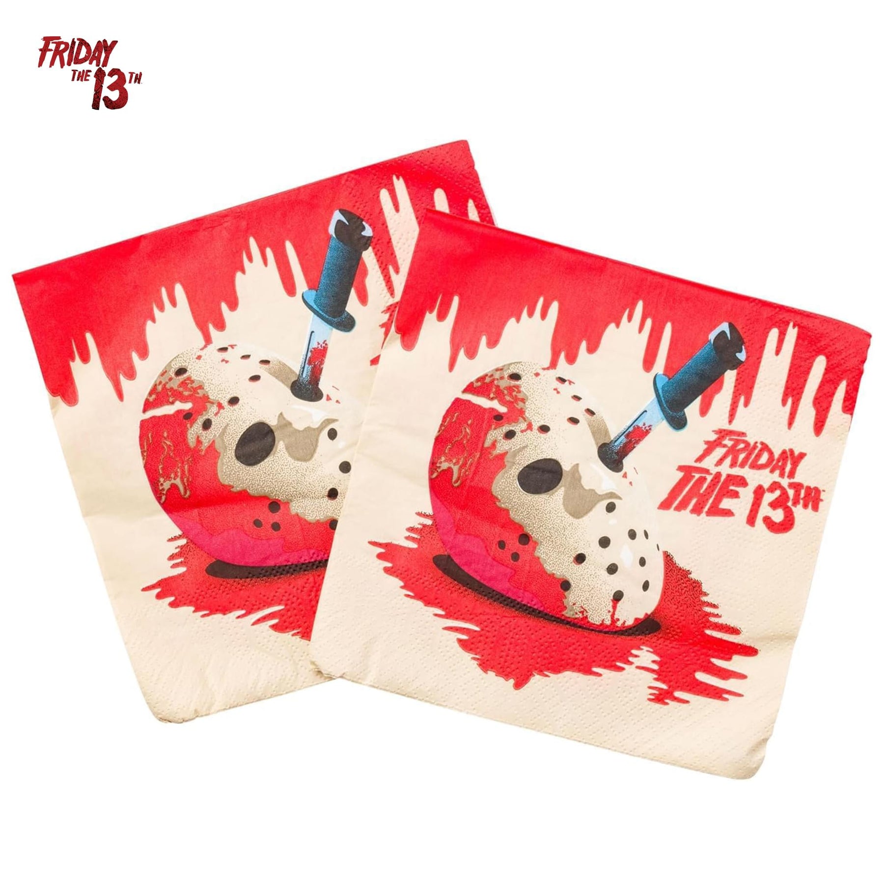 Friday The 13th Jason Voorhees 32-Piece Paper Plate and Napkin Partyware Set