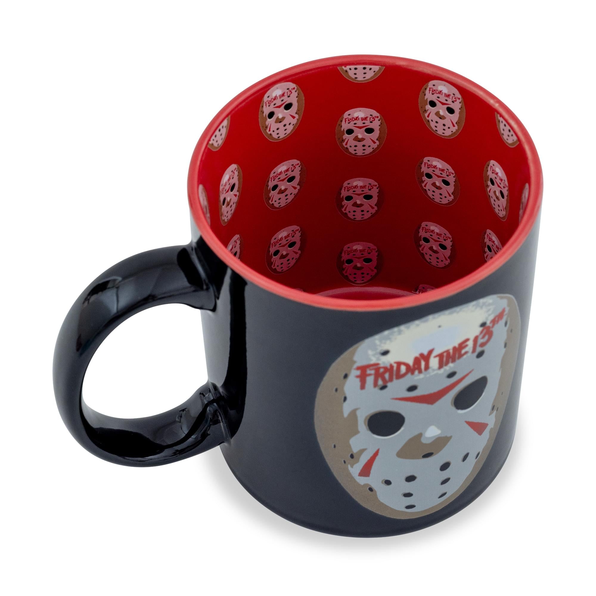 Friday The 13th Jason Mask Interior Pattern 20-Ounce Ceramic Mug