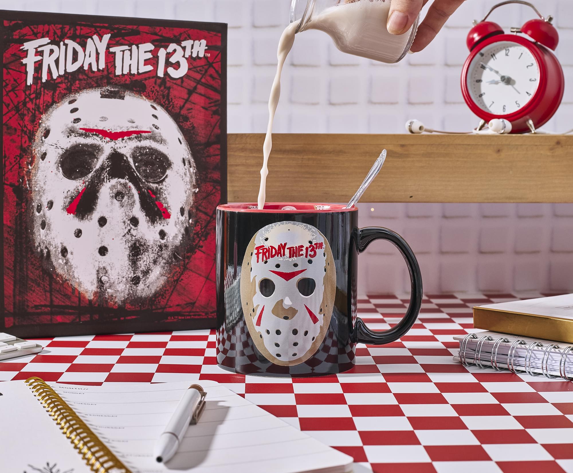 Friday The 13th Jason Mask Interior Pattern 20-Ounce Ceramic Mug