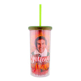 Elf "Smiling's My Favorite" Carnival Cup With Lid and Straw | Holds 20 Ounces