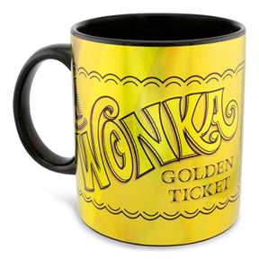 Willy Wonka Golden Ticket Ceramic Mug | Holds 20 Ounces