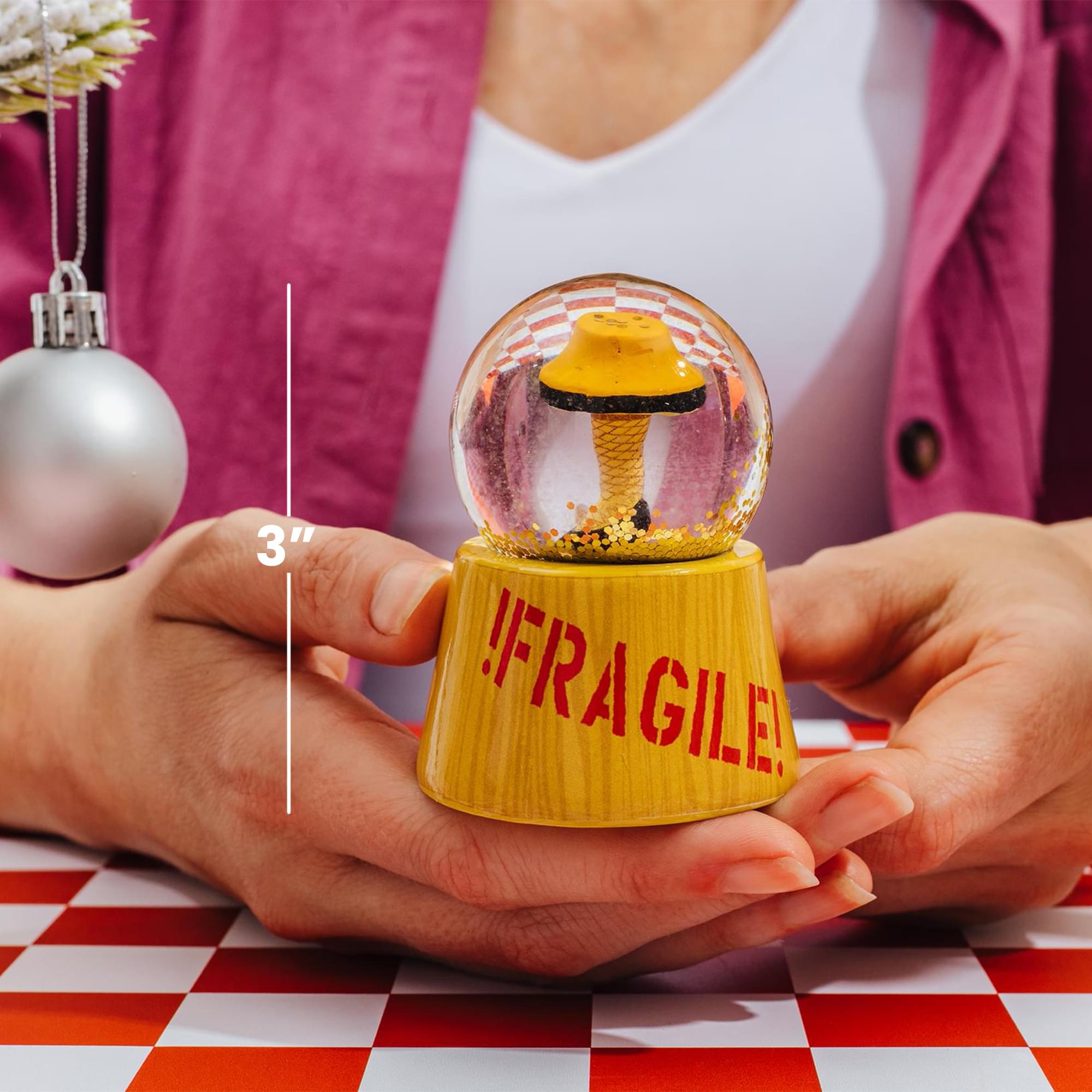 A Christmas Story Leg Lamp 3-Inch Mini Light-Up Snow Globes | Set of 2