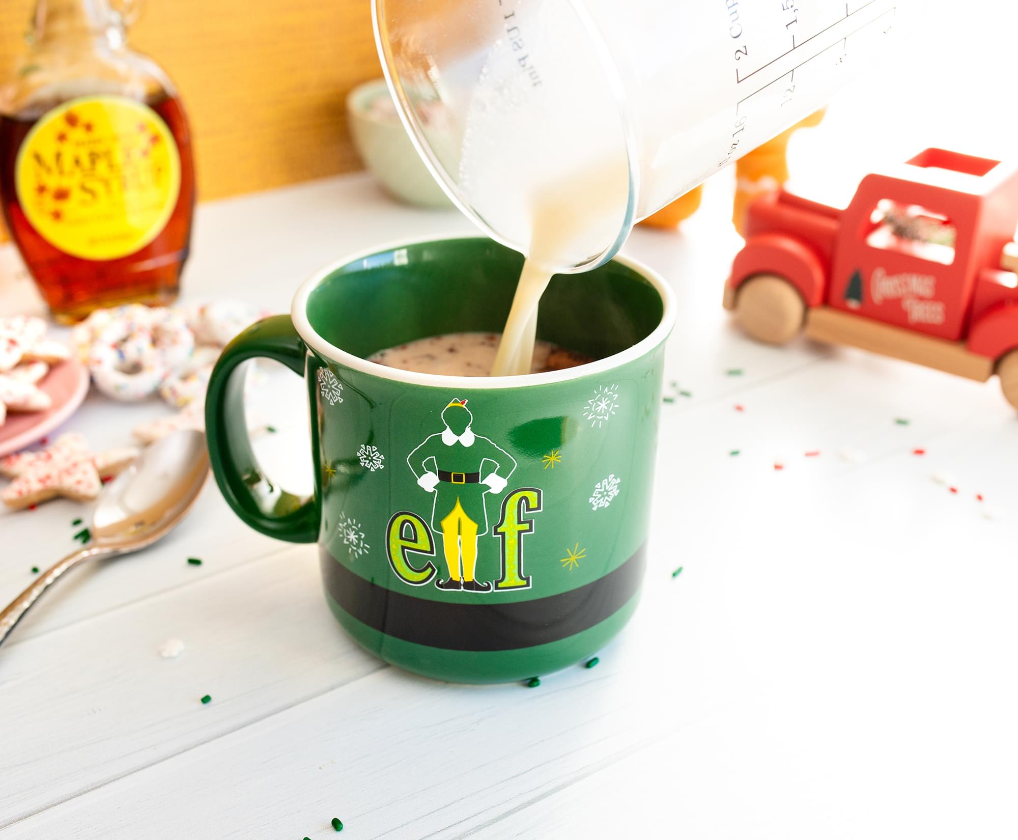 Elf Buddy Ceramic Camper Mug | Holds 20 Ounces