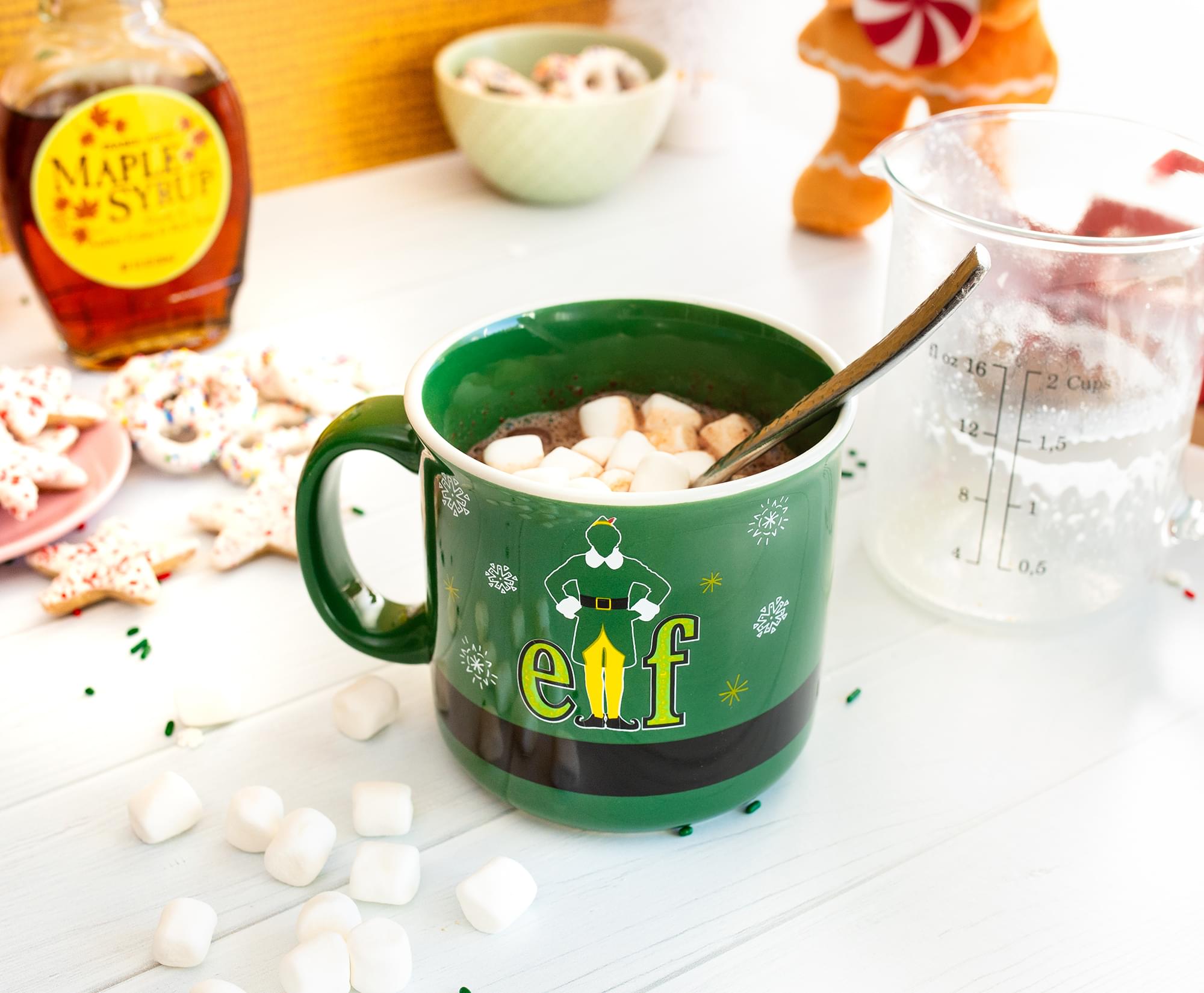 Elf Buddy Ceramic Camper Mug | Holds 20 Ounces