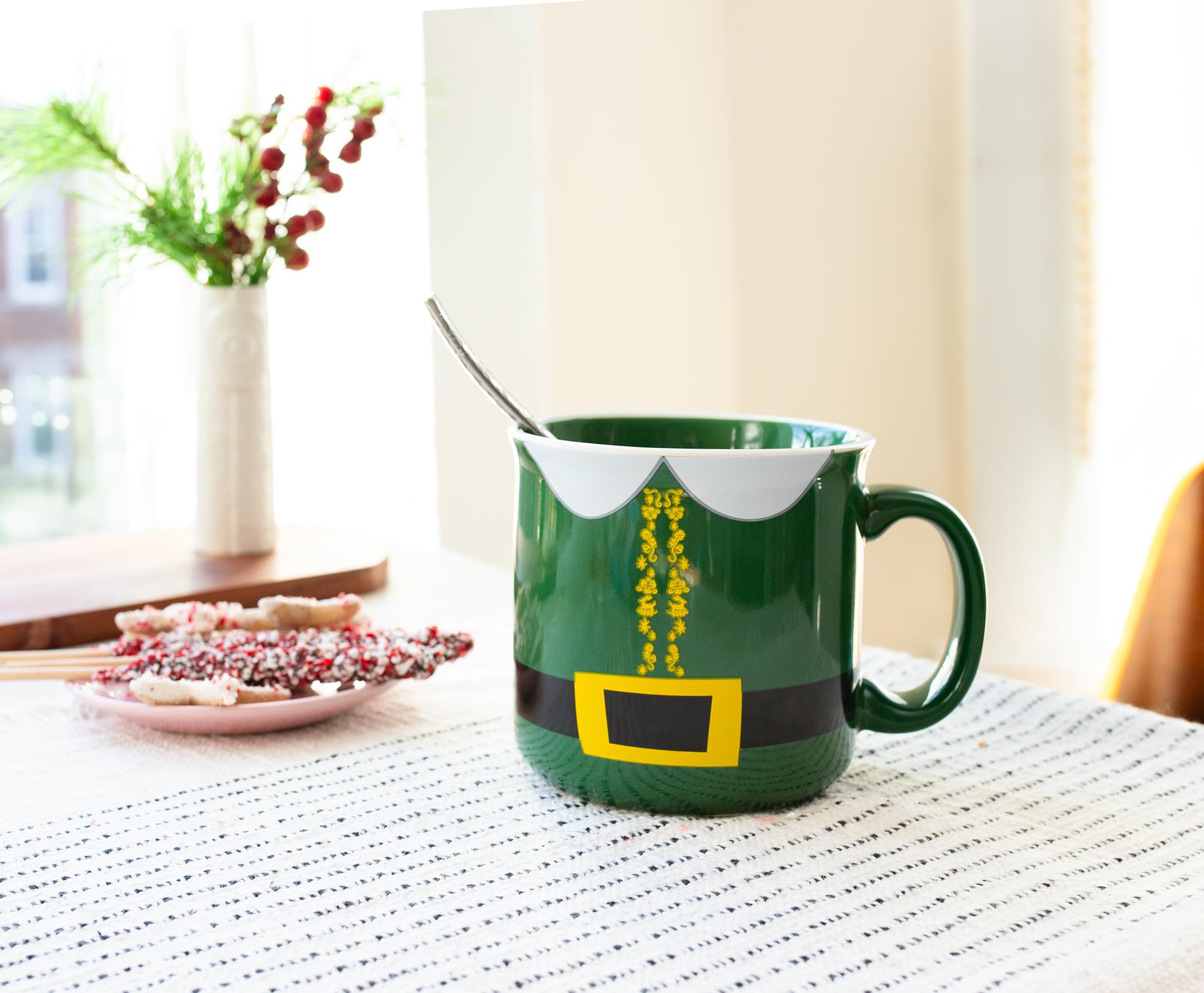 Elf Buddy Ceramic Camper Mug | Holds 20 Ounces