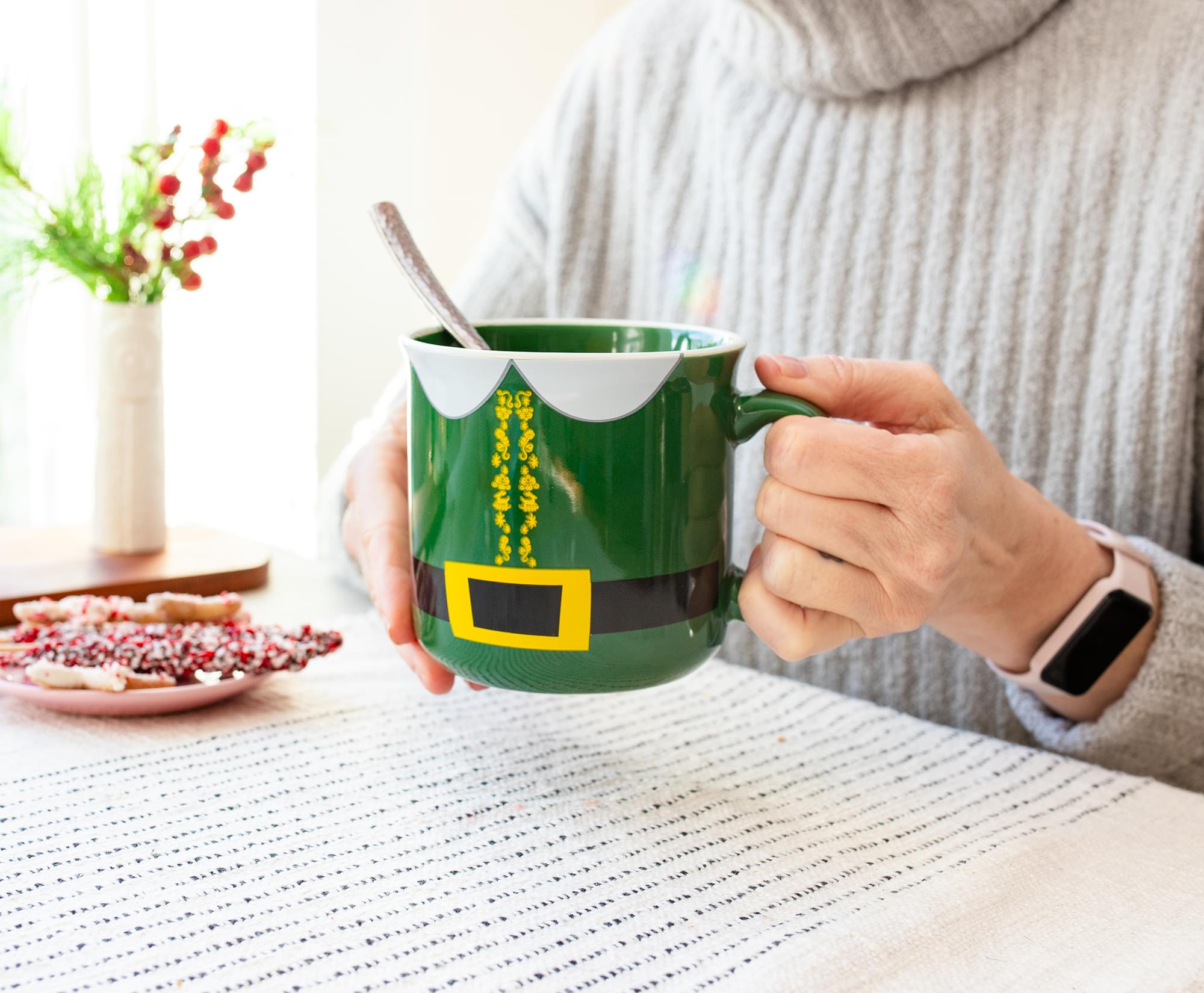 Elf Buddy Ceramic Camper Mug | Holds 20 Ounces
