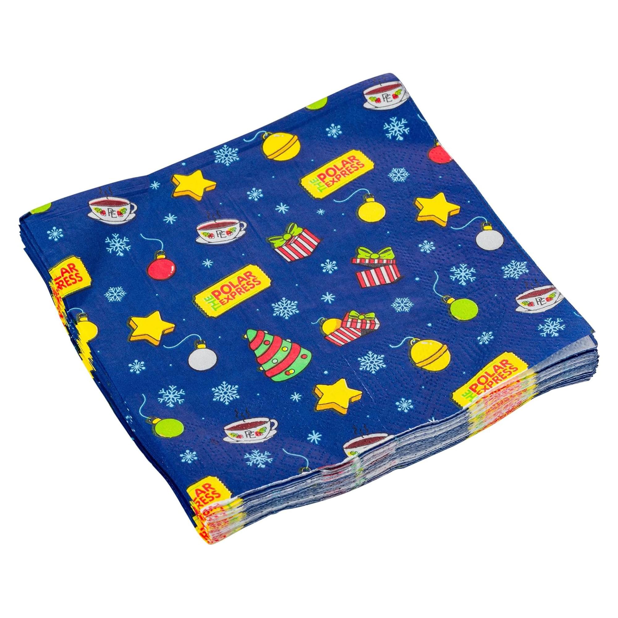 The Polar Express 32 Count Paper Napkin And Plate Party Pack