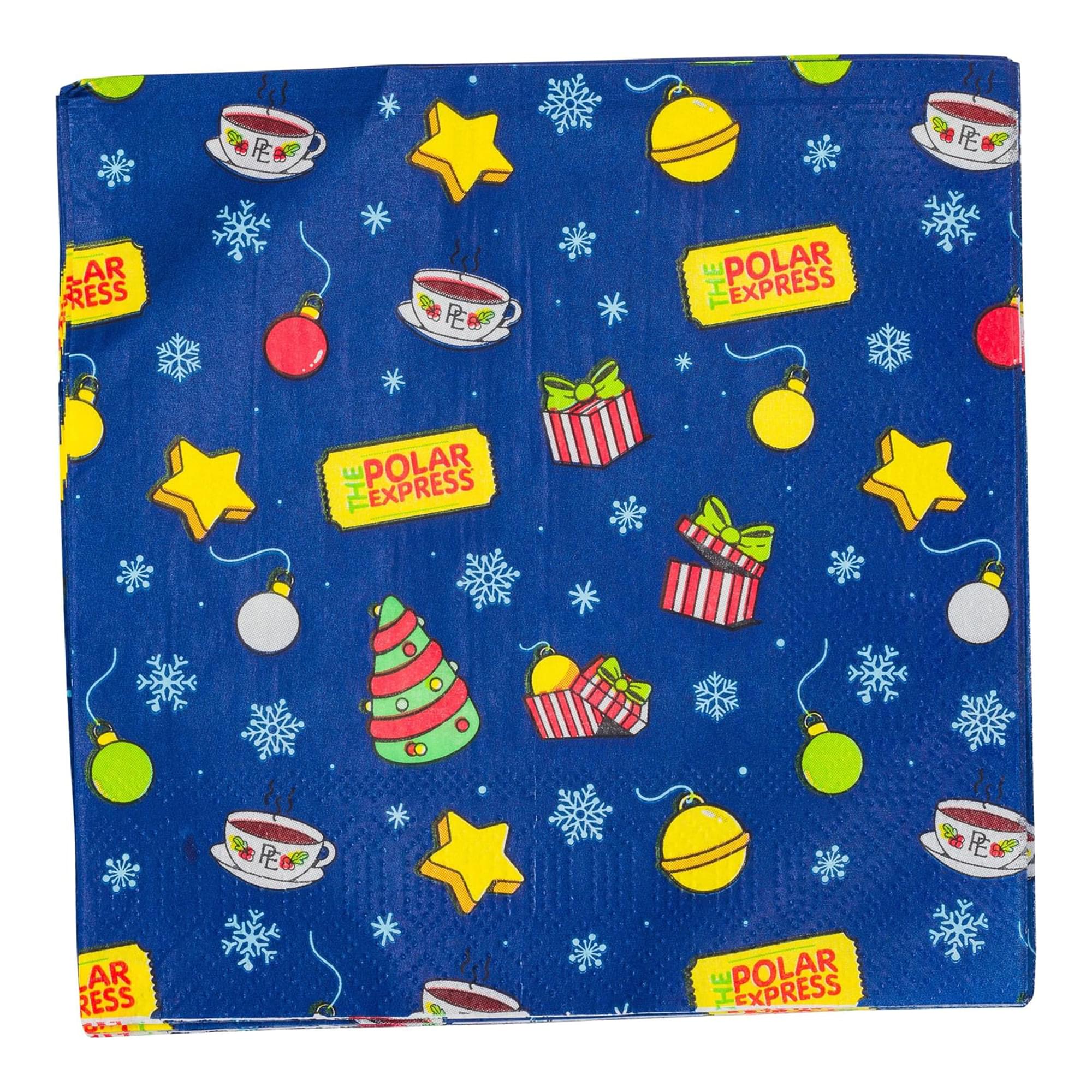 The Polar Express 32 Count Paper Napkin And Plate Party Pack