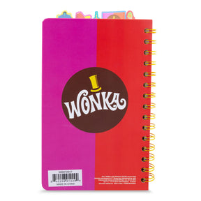 Willy Wonka Bar 5-Tab Spiral Notebook With 75 Sheets
