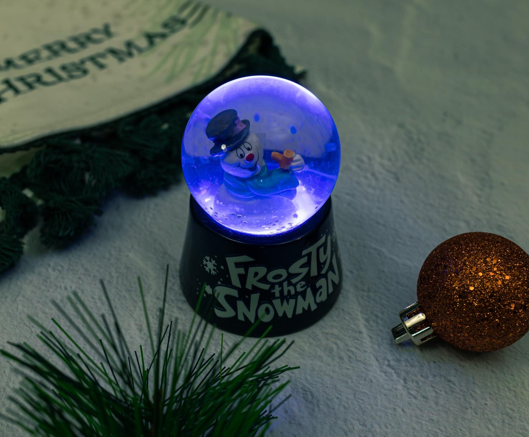 Frosty The Snowman 3-Inch Mini Light-Up Snow Globe
