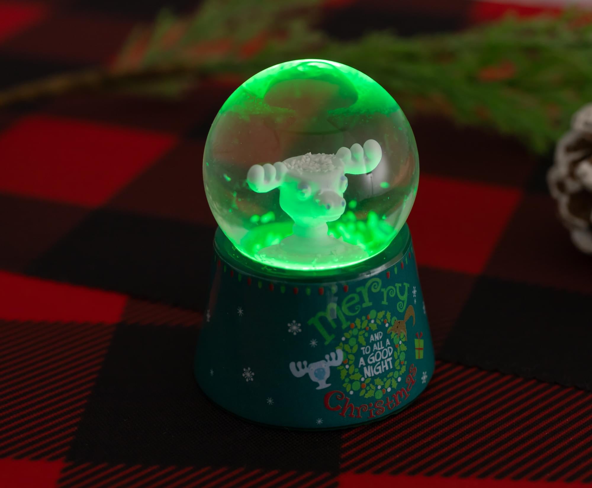 National Lampoon's Christmas Vacation Marty 3-Inch Mini Light-Up Snow Globe