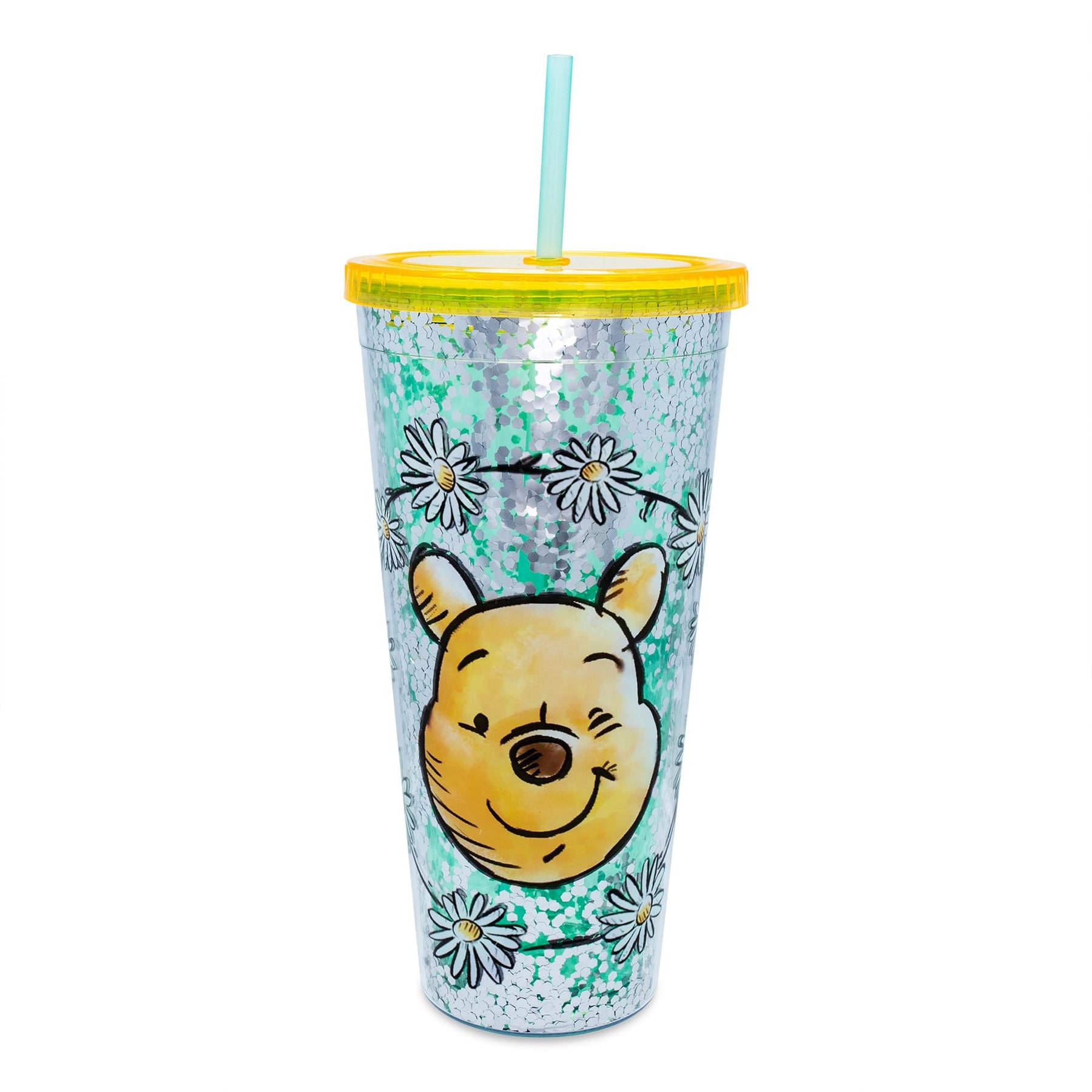 Disney Winnie the Pooh Confetti Carnival Cup With Lid and Straw | Hold 32  Ounces