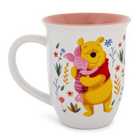 Disney Winnie the Pooh and Piglet "Home Is With You" Wide Rim Ceramic Mug