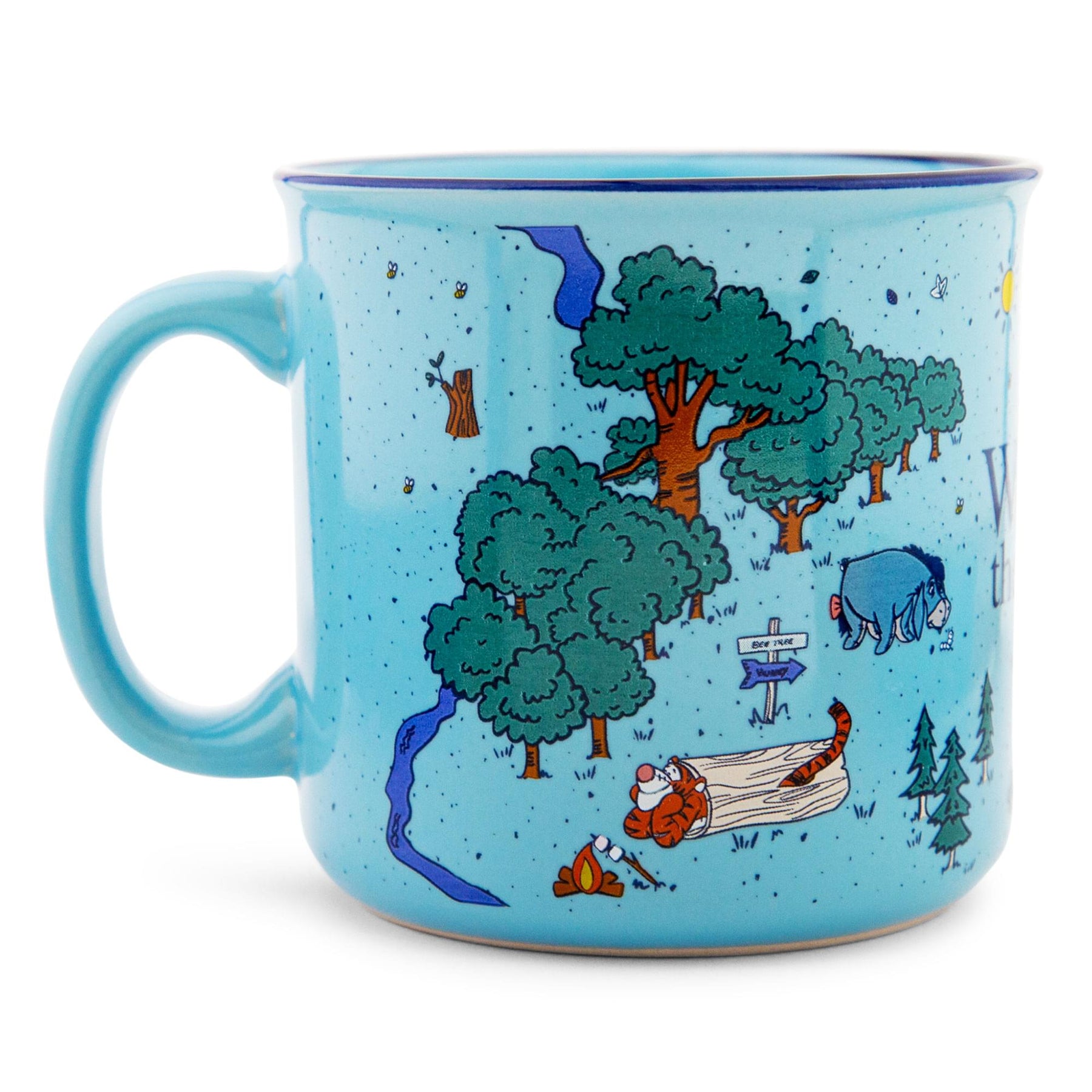 Disney Winnie the Pooh Map of the Hundred Acre Wood Ceramic Mug | Holds 20 Ounce
