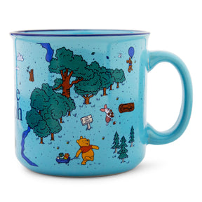 Disney Winnie the Pooh Map of the Hundred Acre Wood Ceramic Mug | Holds 20 Ounce