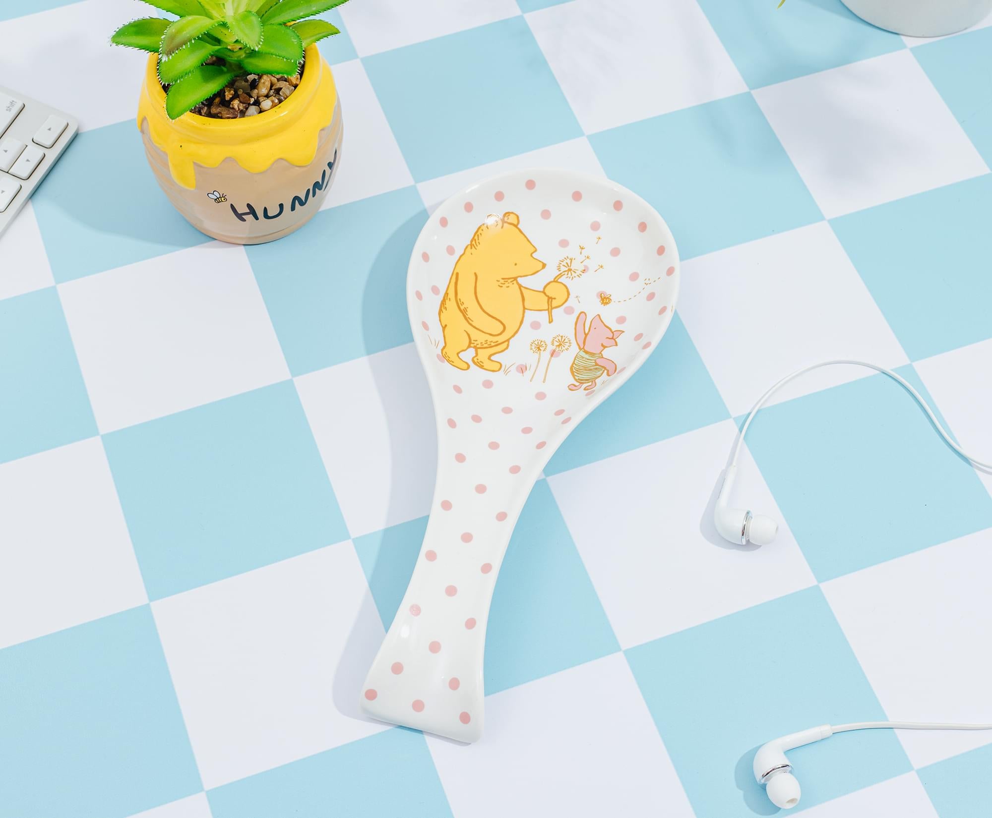 Disney Winnie the Pooh and Piglet Ceramic Spoon Rest