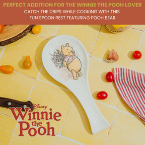 Disney Winnie the Pooh Floral Ceramic Spoon Rest Holder