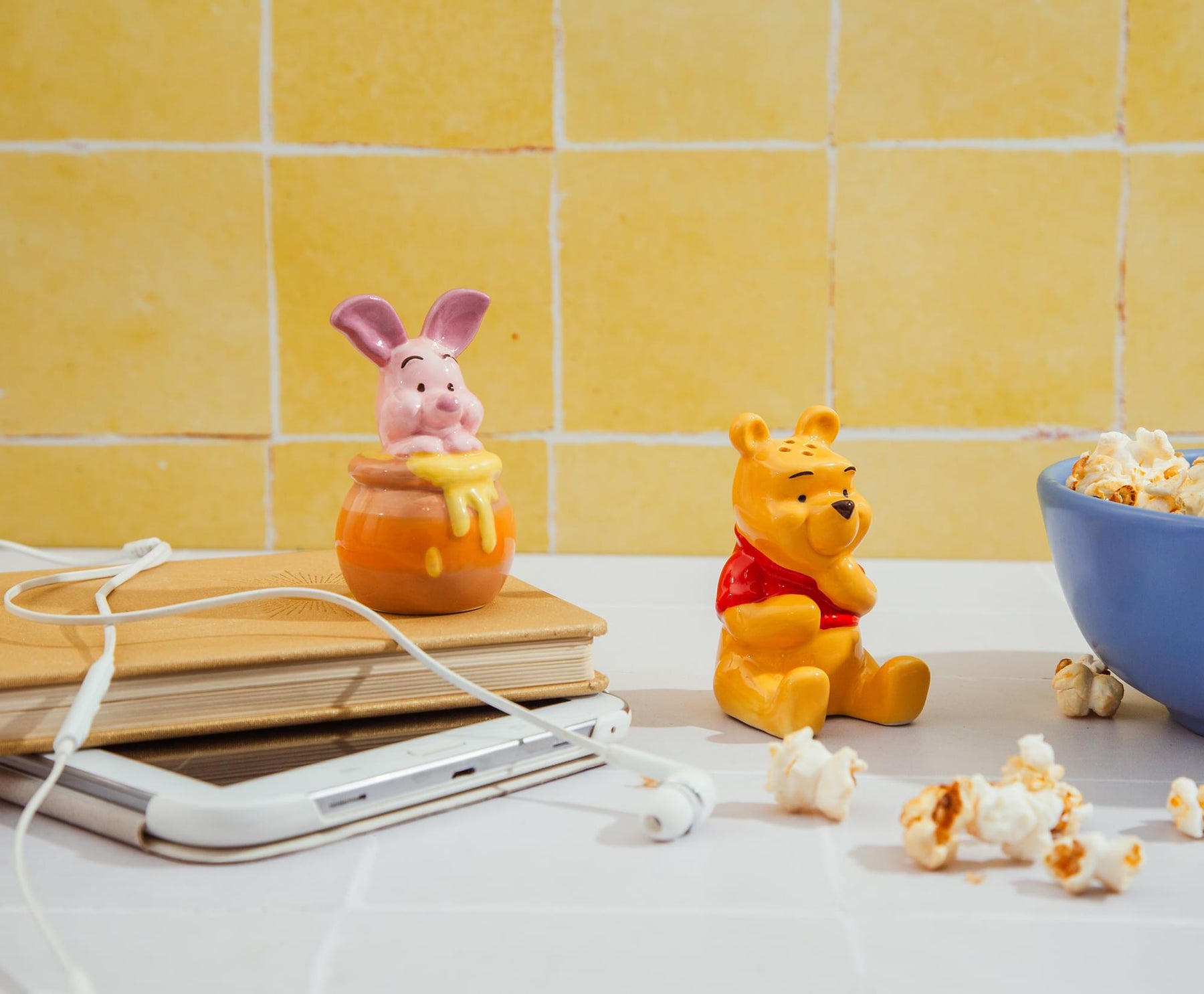 Disney Winnie The Pooh And Piglet Salt and Pepper Shakers | Set of 2