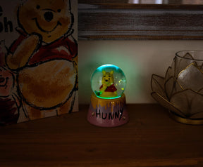Disney Winnie the Pooh "Oh, Bother" Light-Up Mini Snow Globe | 2.75 Inches Tall