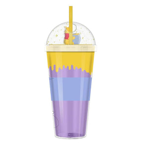 Disney Winnie the Pooh "Hunny" Pot with Bees 24oz Dome Top Travel Tumbler With Straw