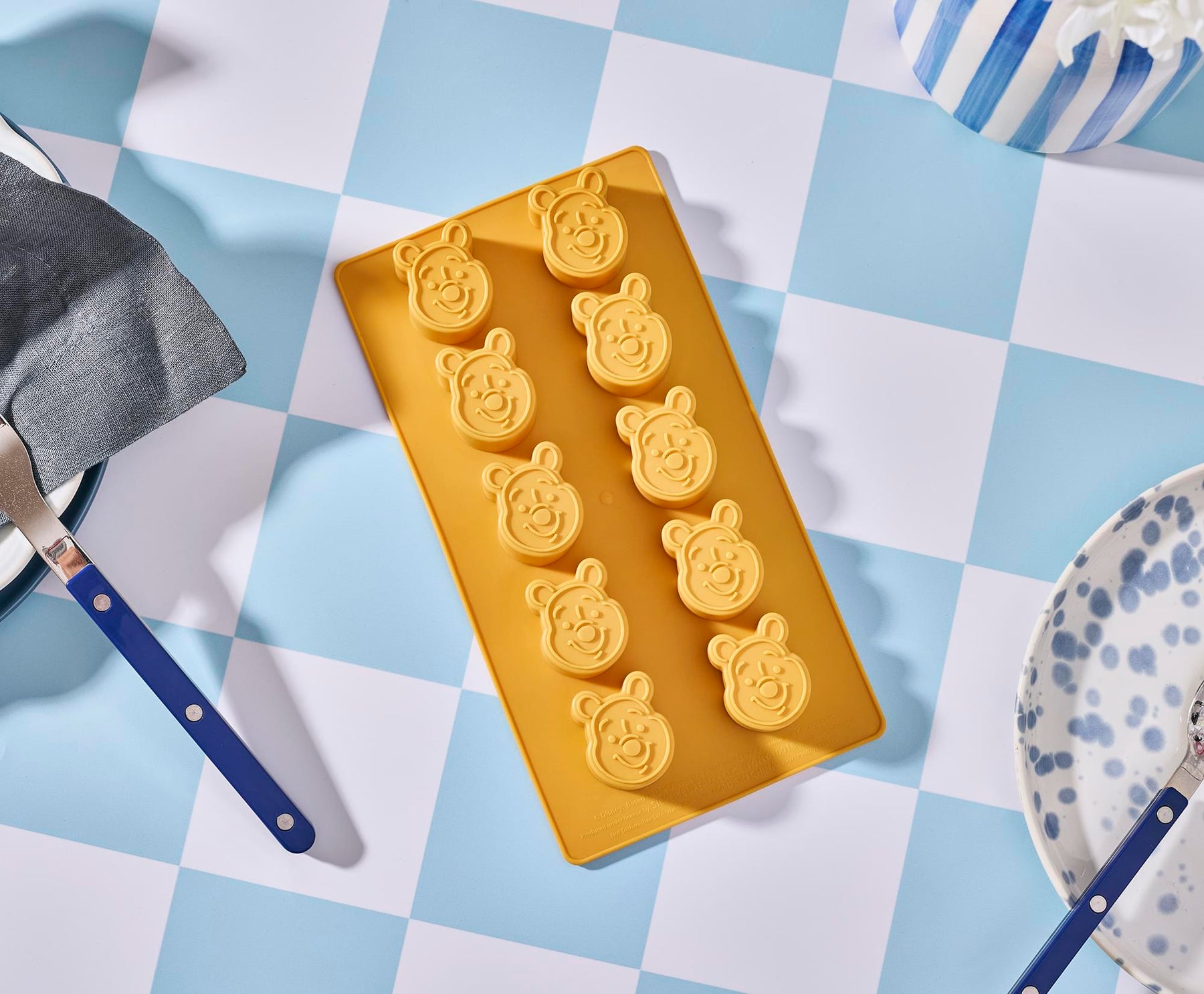 Disney Winnie The Pooh Face Molded Silicone Ice Cube Tray