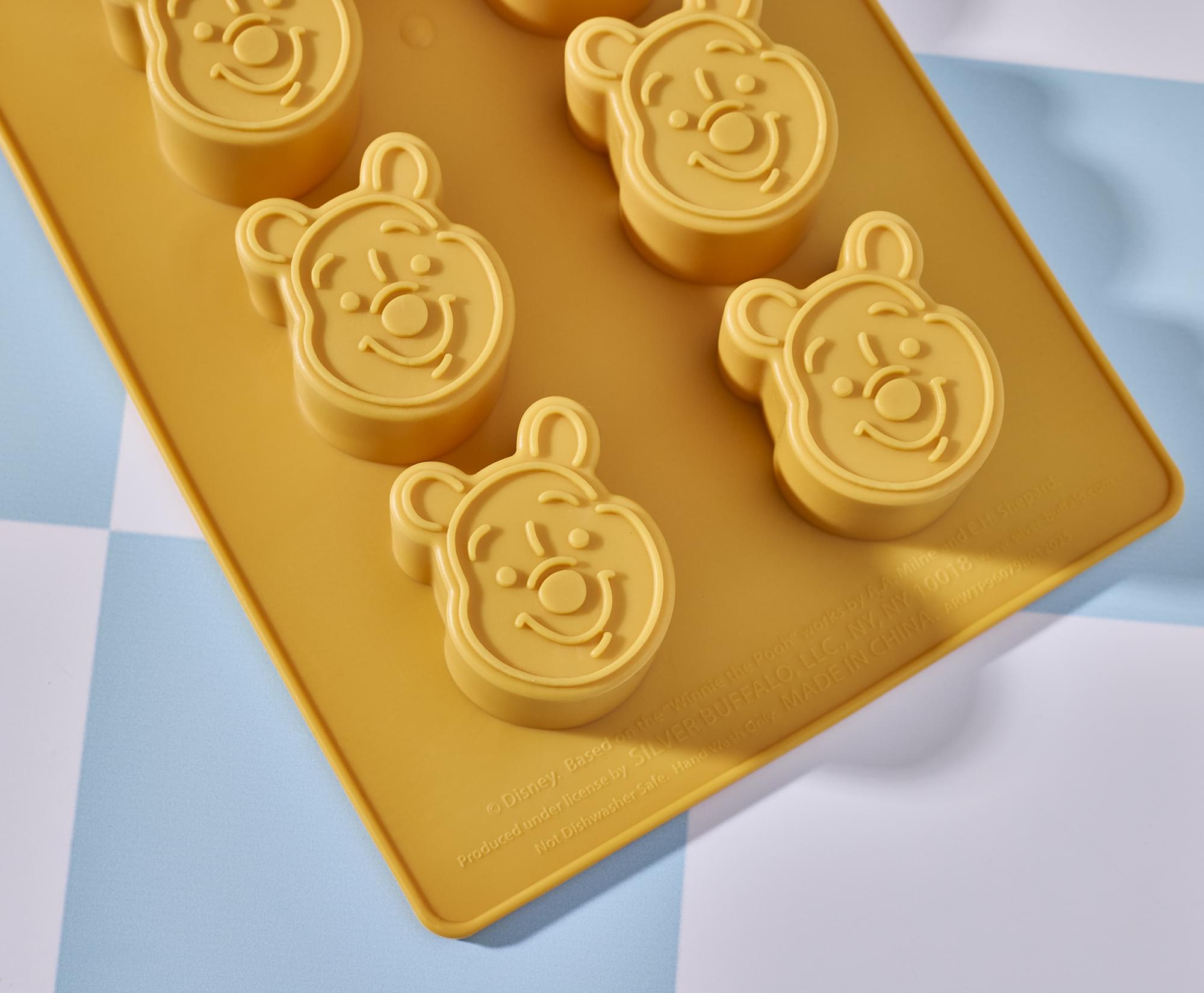 Disney Winnie The Pooh Face Molded Silicone Ice Cube Tray
