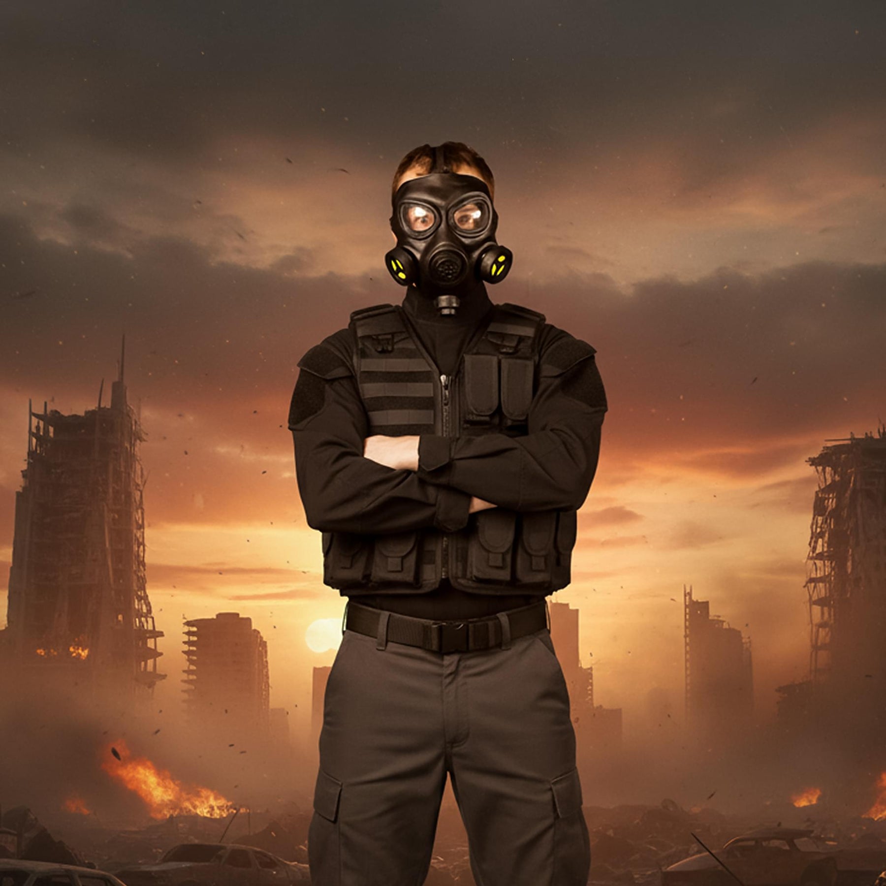 Gas Mask Costume Accessory