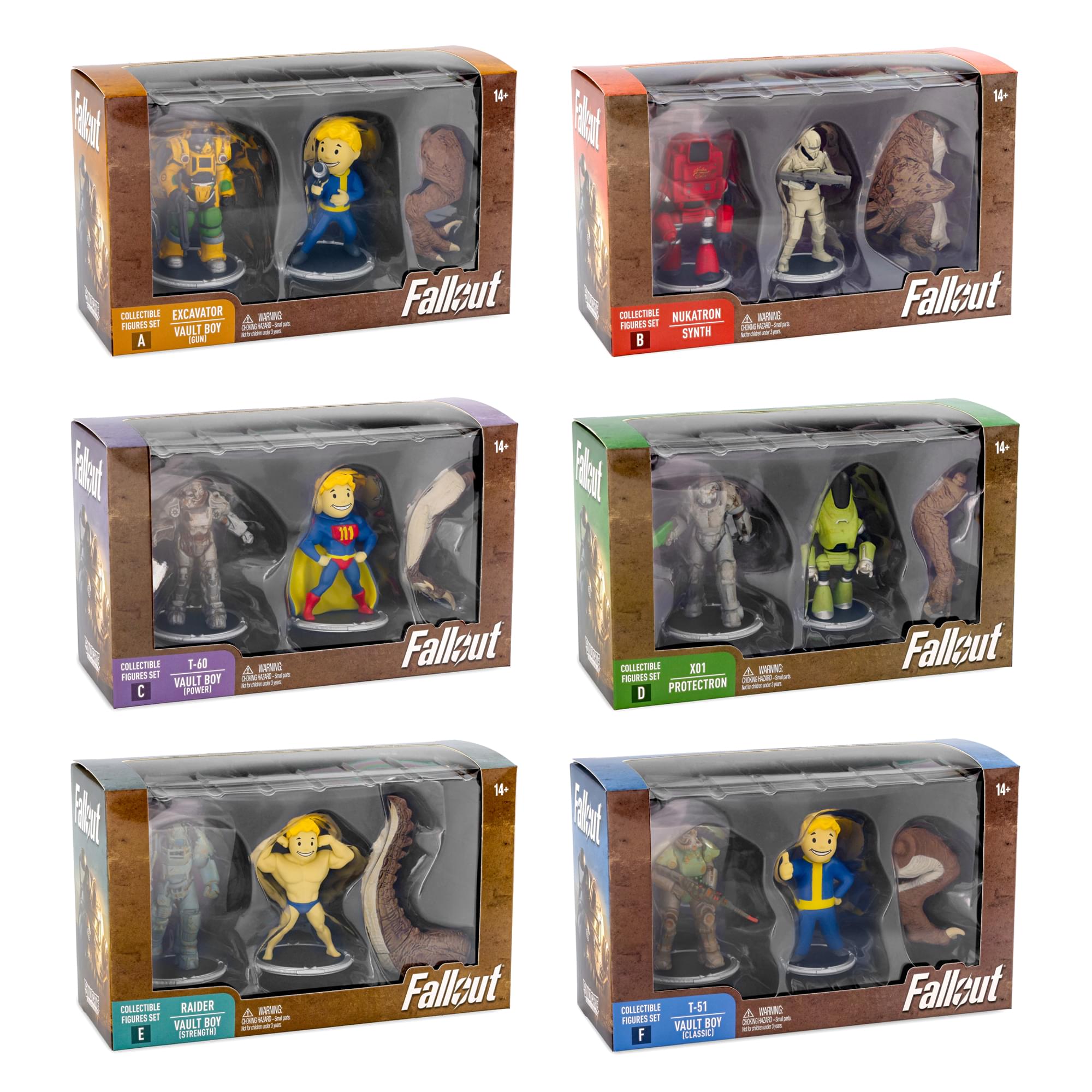 Fallout 3-Inch Mini Figure Collection | Complete Set of 12