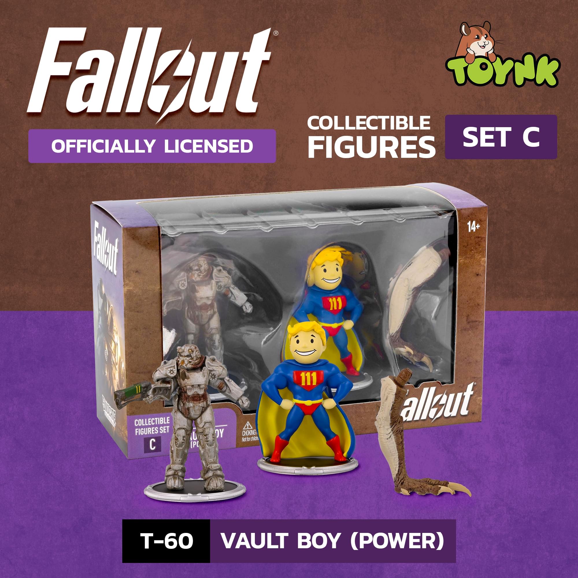 Fallout T-60 and Vault Boy (Power) Mini Figure Set (Build-a-Figure Deathclaw)