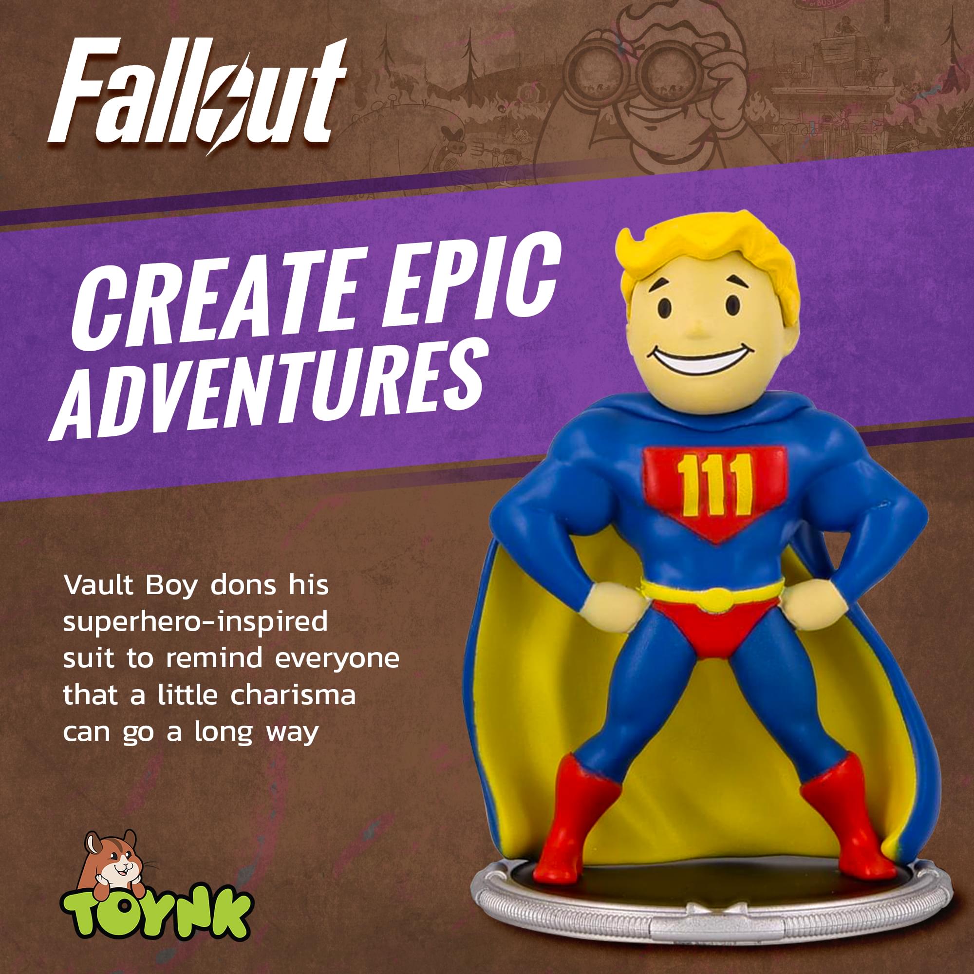 Fallout T-60 and Vault Boy (Power) Mini Figure Set (Build-a-Figure Deathclaw)