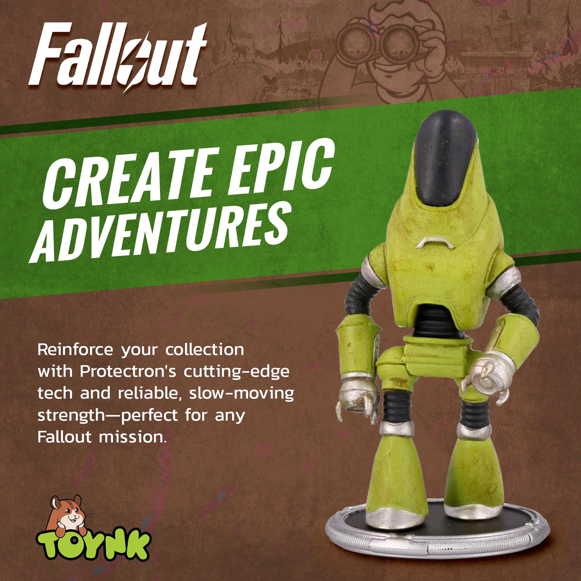 Fallout X01 and Protectron Mini Figure Set (Build-a-Figure Deathclaw)