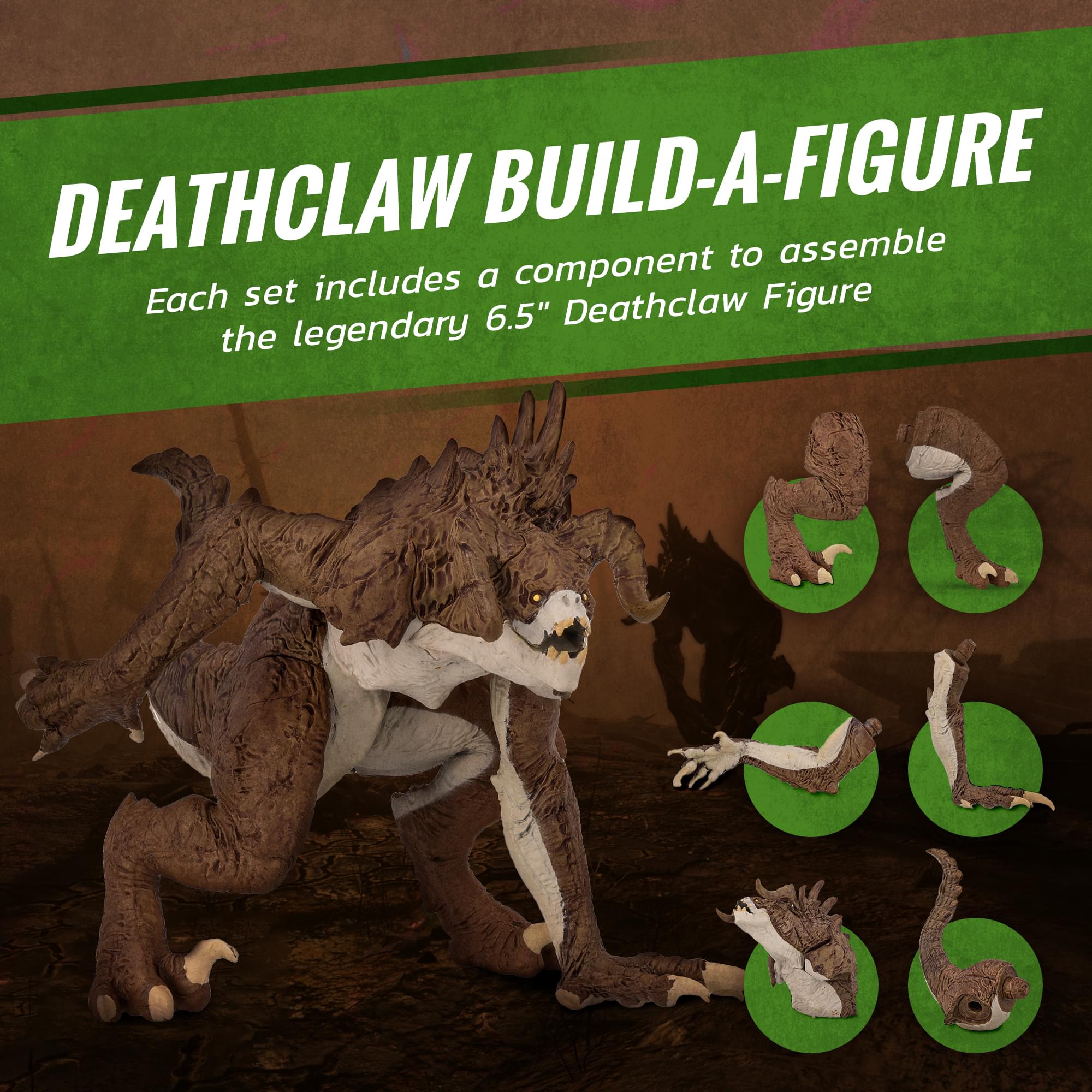 Fallout X01 and Protectron Mini Figure Set (Build-a-Figure Deathclaw)