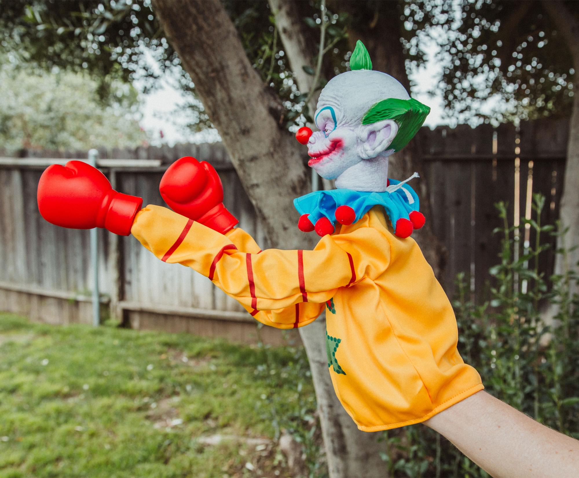 Horror Reachers Killer Klowns Shorty 13-Inch Boxing Puppet | Toynk Exclusive