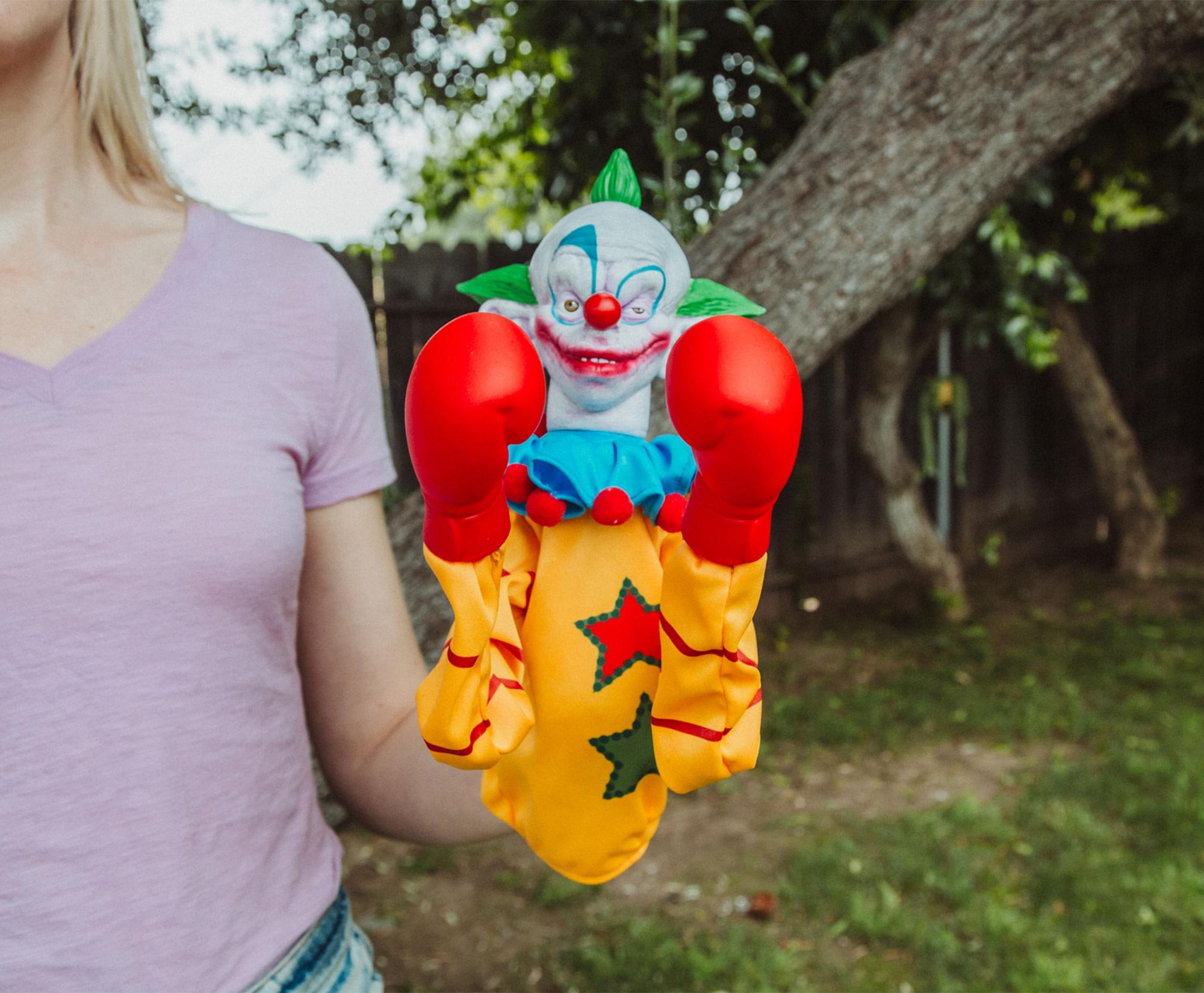 Horror Reachers Killer Klowns Shorty 13-Inch Boxing Puppet | Toynk Exclusive