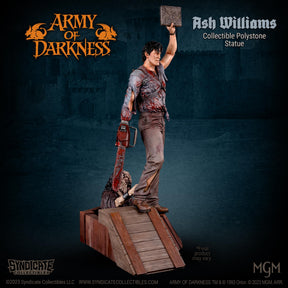 Army Of Darkness Ash Williams 1:4 Premium Polystone Statue | Apex Exclusive